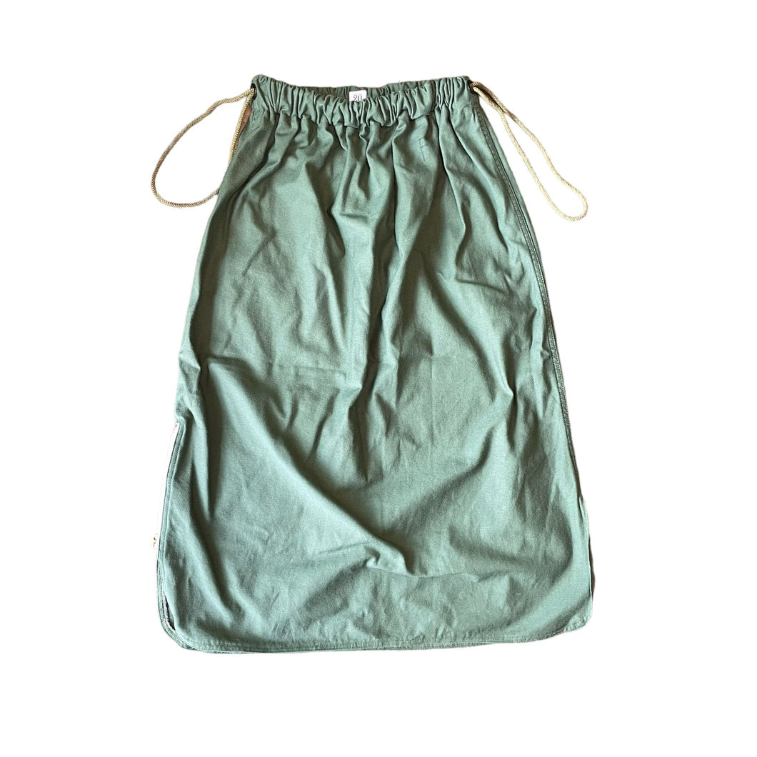 [2225] US Army Laundry Bag Skirt (Short Zip)