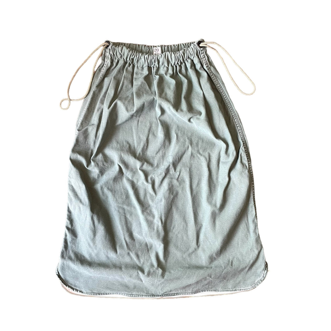 [2224] US Army Laundry Bag Skirt (Long Zip)